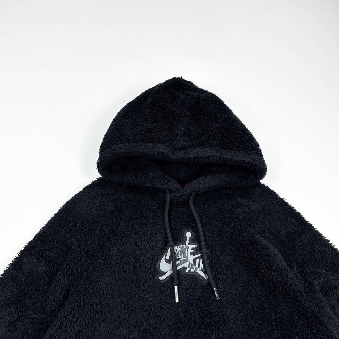 조던 에어 점프맨 블랙 후리스 후드티 (실측 L) 상품이미지1