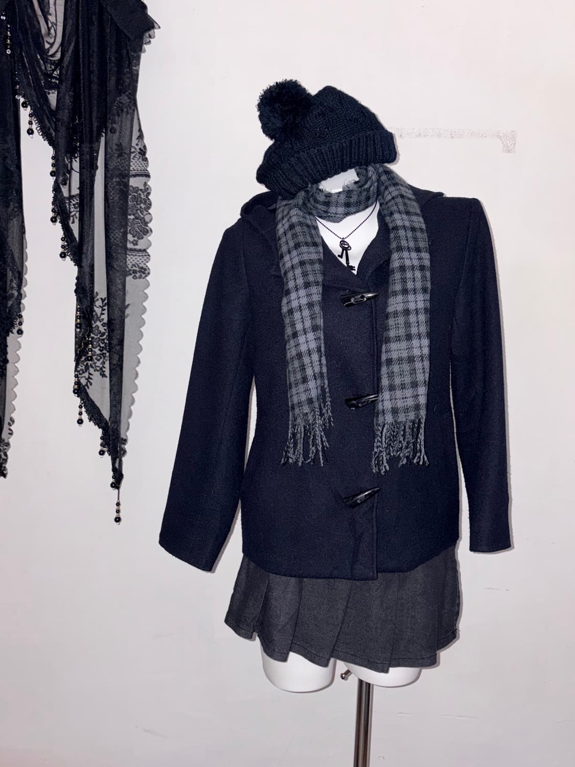 00s 하이넥 떡볶이코트 떡코 겨울 모리 상품이미지4