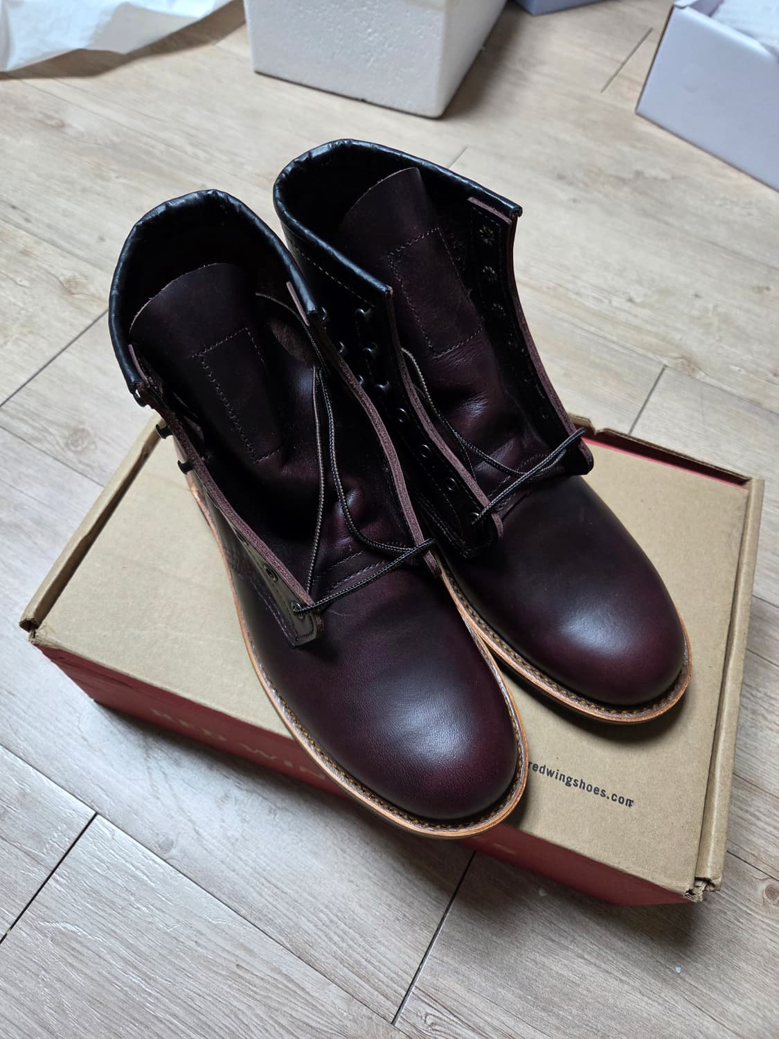 레드윙 벡맨 9419 블랙체리 2nd 7.5d 상품이미지1