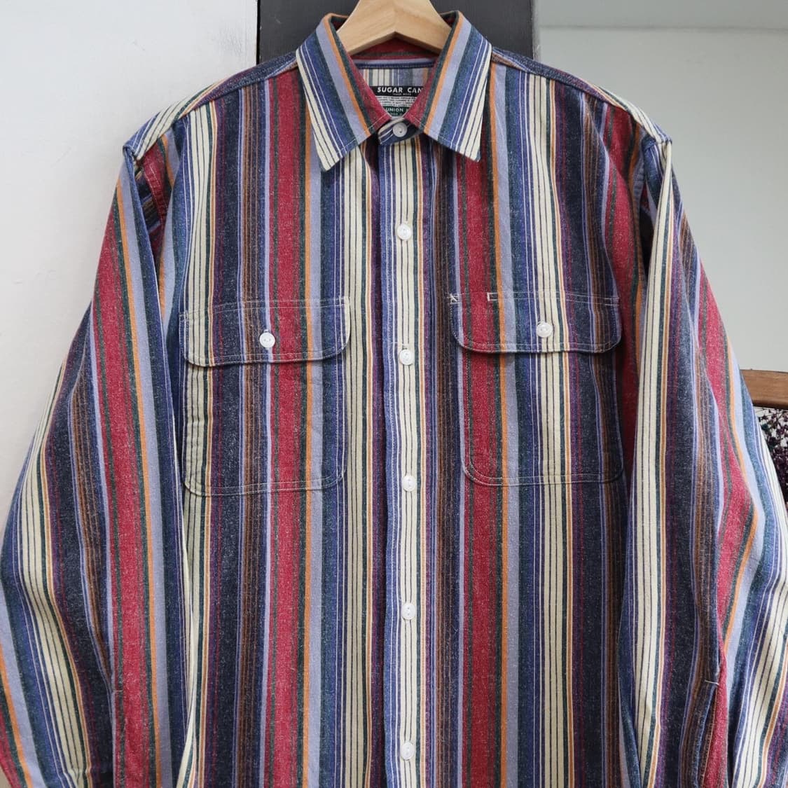 슈가케인 스트라이프 워크셔츠  상품이미지2