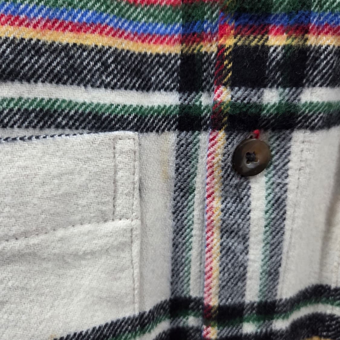 갭 체크 셔츠자켓 S 상품이미지6