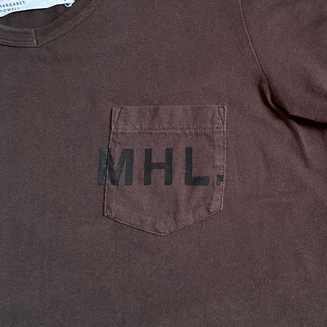 MHL. pocket logo cotton 1/2 tee 상품이미지4
