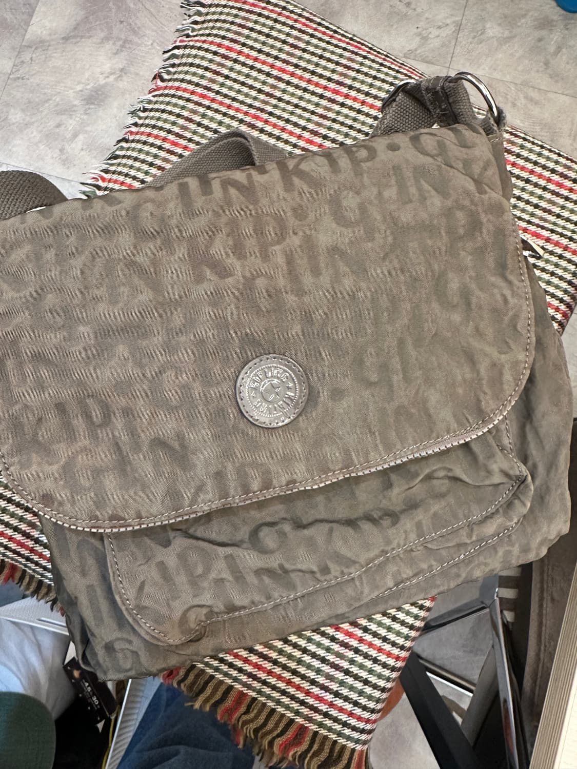 키플링 카키 브라운 숄더 크로스백 미디엄 상품이미지3