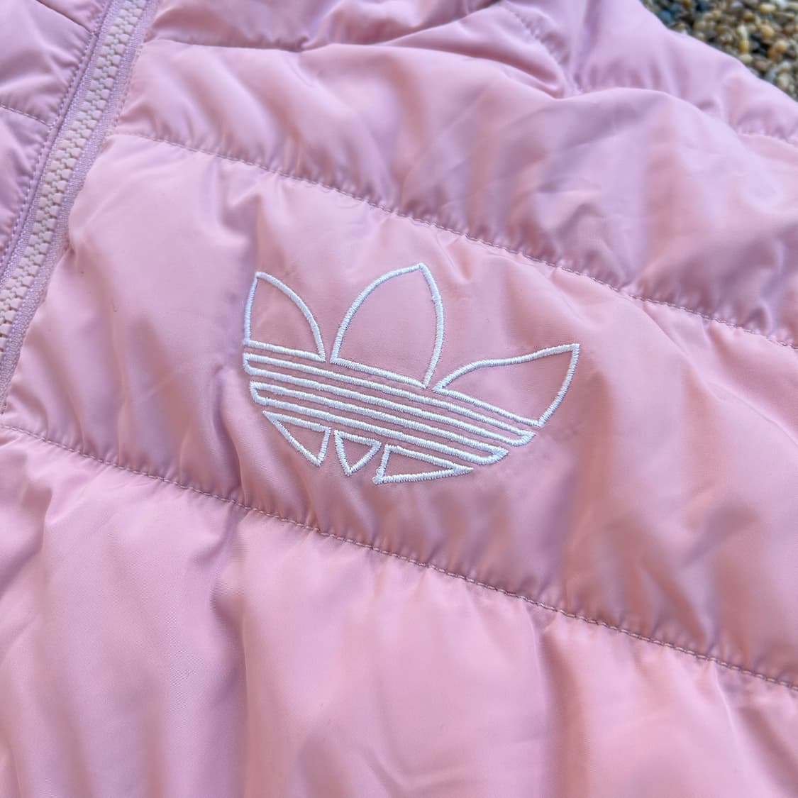 아디다스 파이어버드 핑크 숏 패딩 상품이미지5