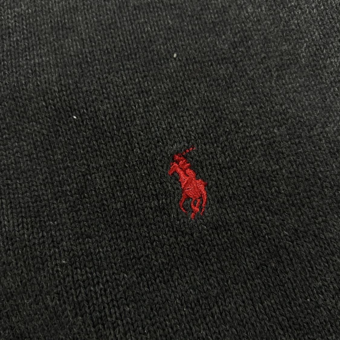 폴로 랄프로렌 집업 가디건 차콜 L 상품이미지3
