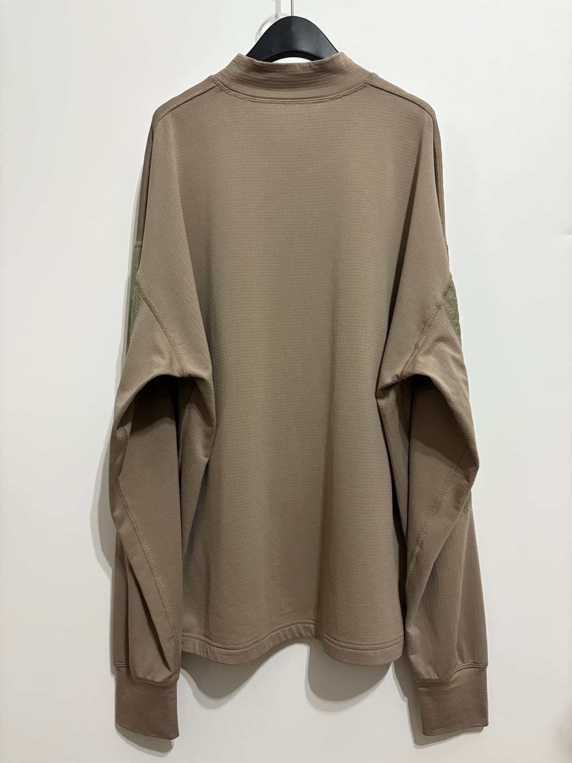 세티스파이 / 립스탑 트림 고스트플리스 모크넥 롱티 데저트 토프 / 4 상품이미지8