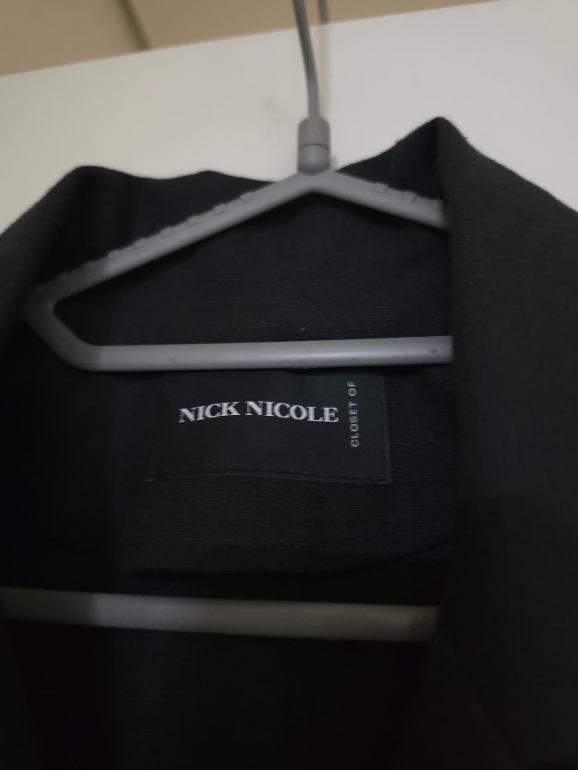 닉앤니콜 블랙 린넨자켓 상품이미지3