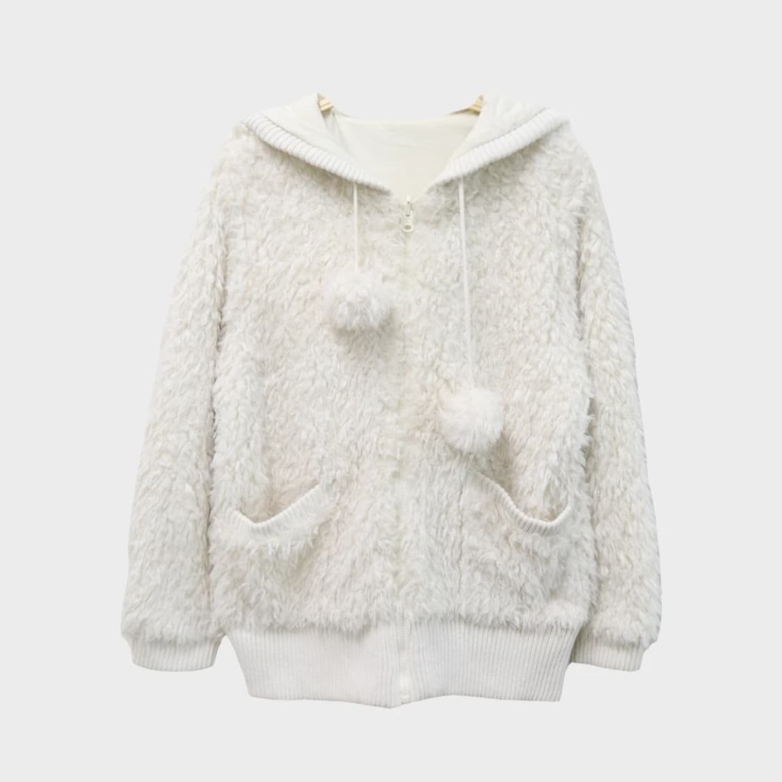 리버시블 후드 후리스 후드 집업 62754 상품이미지5