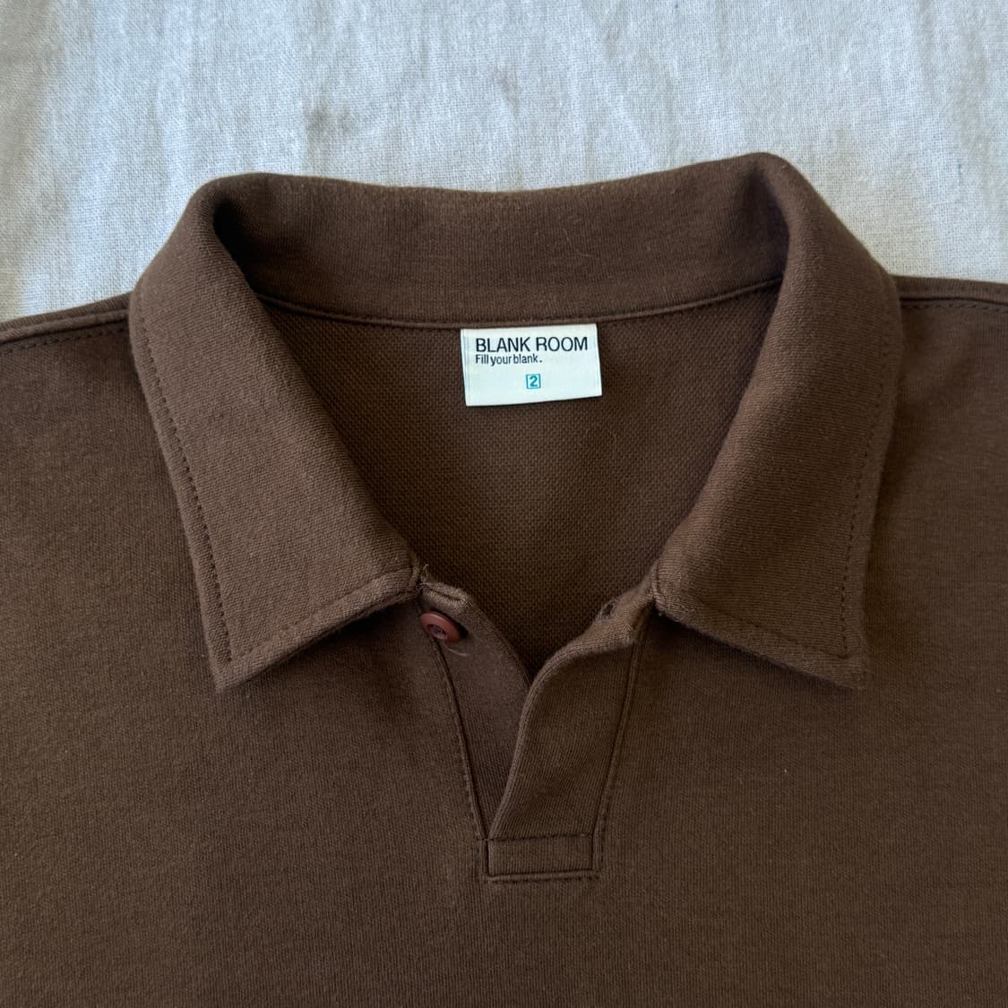 블랭크룸 브라운 카라 슬리브 2 상품이미지4