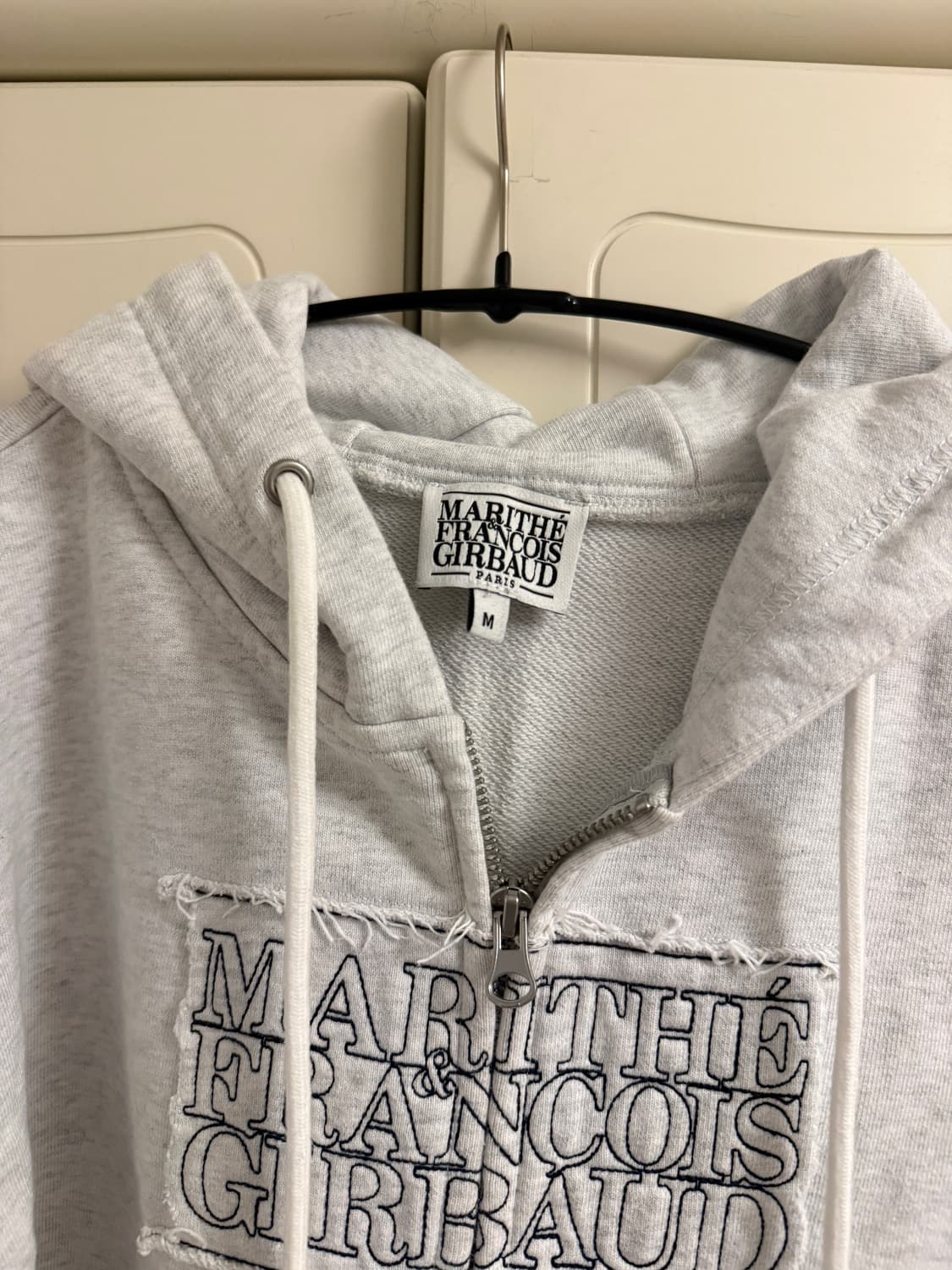 마리떼 프랑소와 저버 클래식 로고 크롭 후드집업 M 상품이미지3
