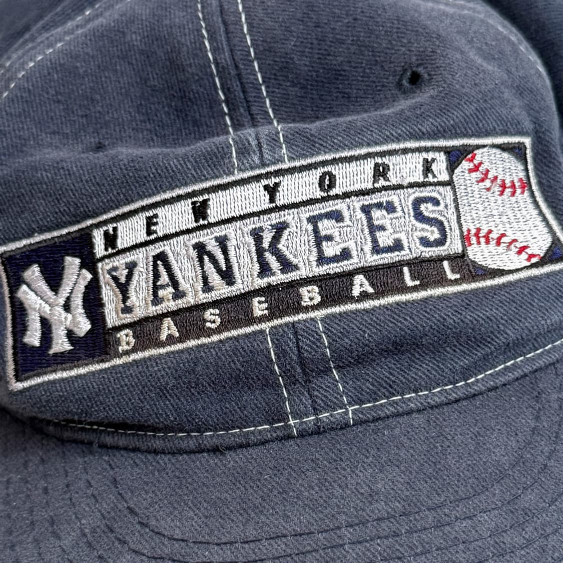 90s New York Yankees 뉴욕 양키스 빈티지 스냅백 상품이미지4