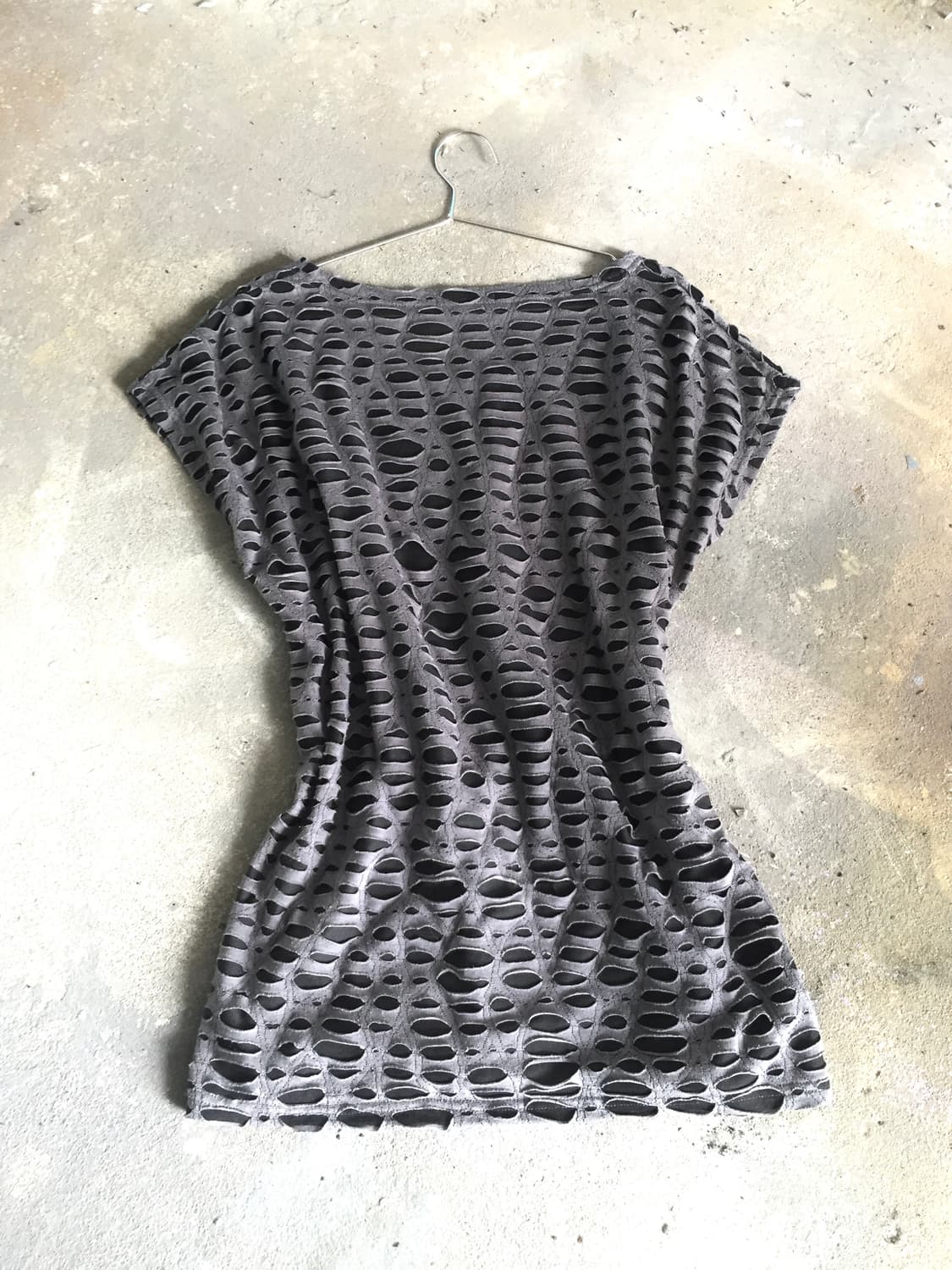 00’s V-kei grunge Cut off punk  Top 상품이미지4