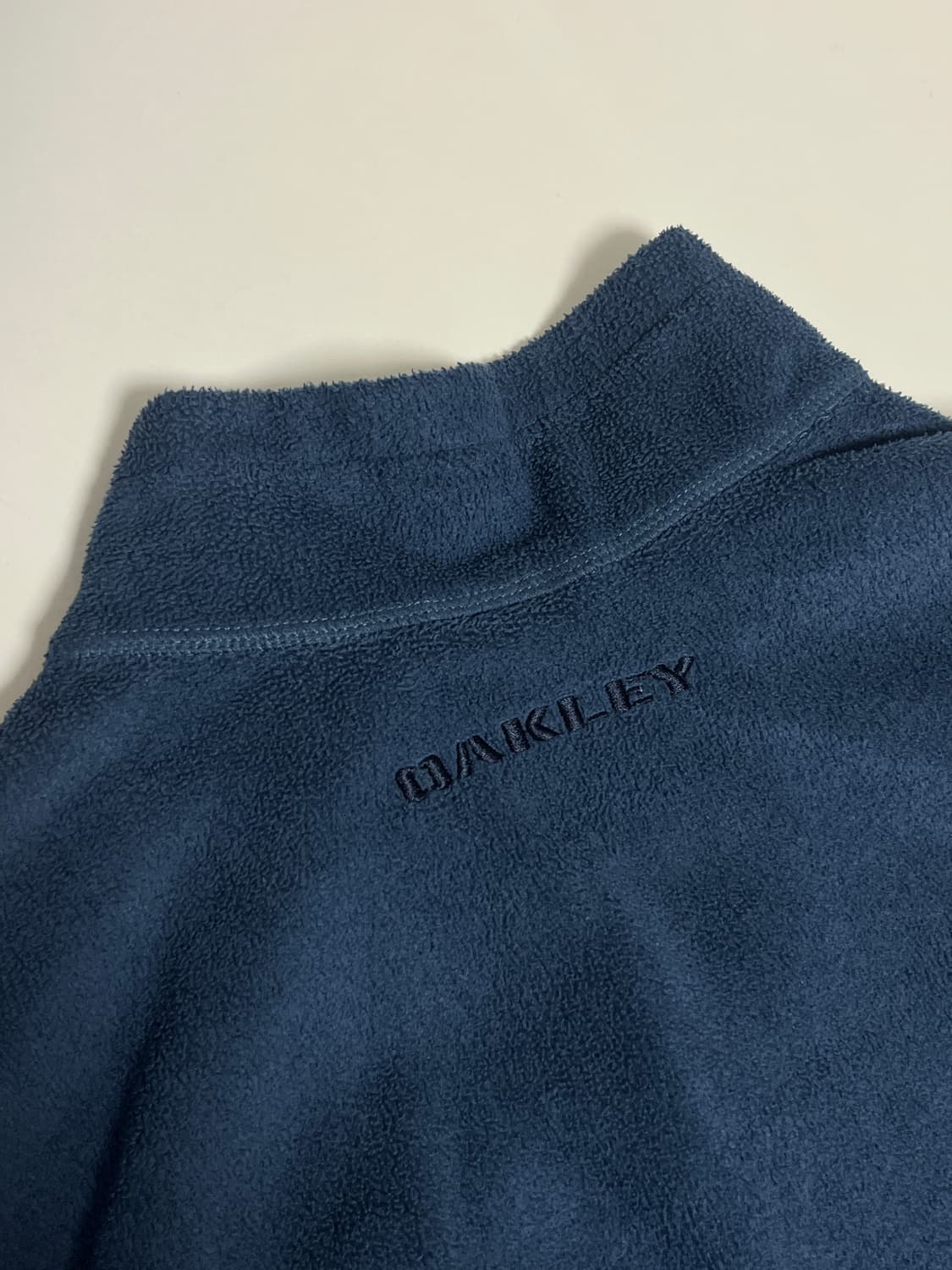 오클리 90s/y2k 네이비블루 플리스 집업 상품이미지5