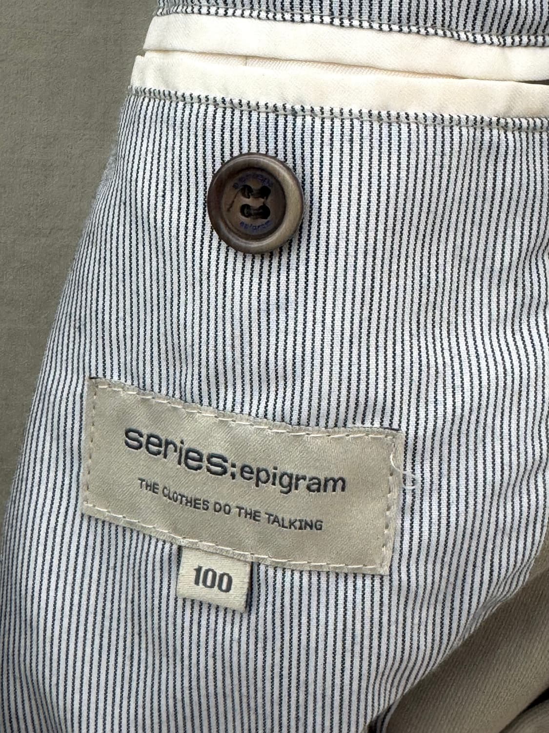 시리즈 에피그램 베이지 암패치 코튼자켓 상품이미지5