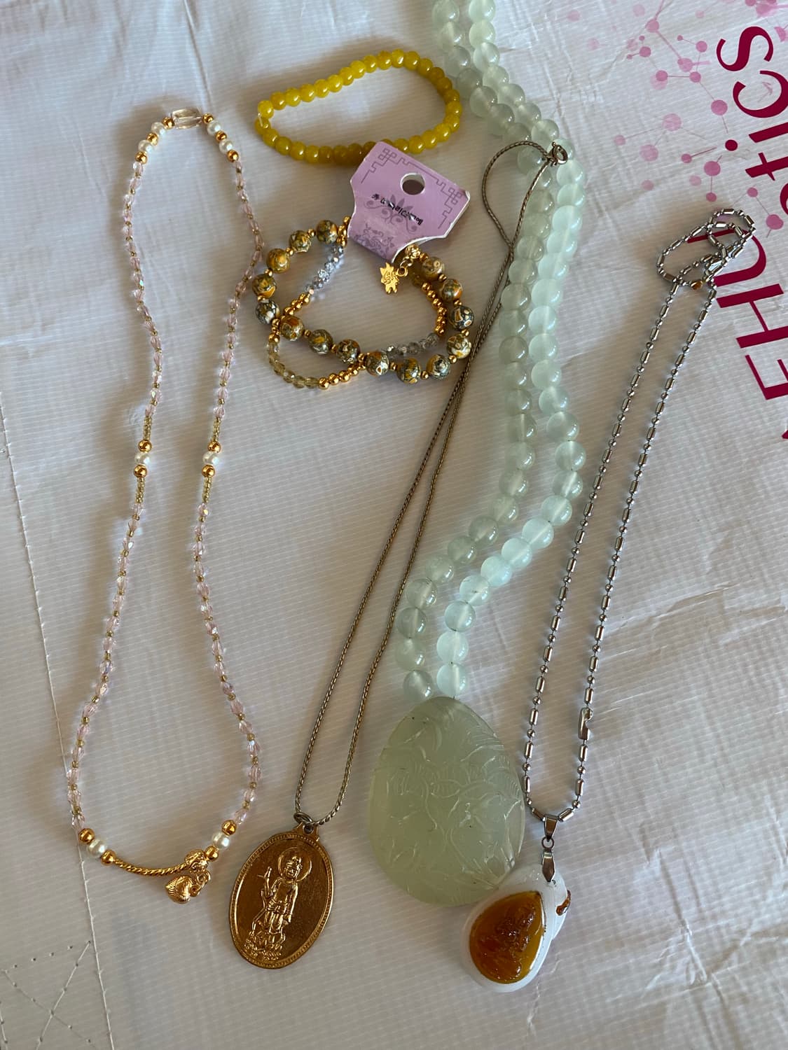 불교 부처님 목걸이 팔찌 등 일괄 상품이미지1