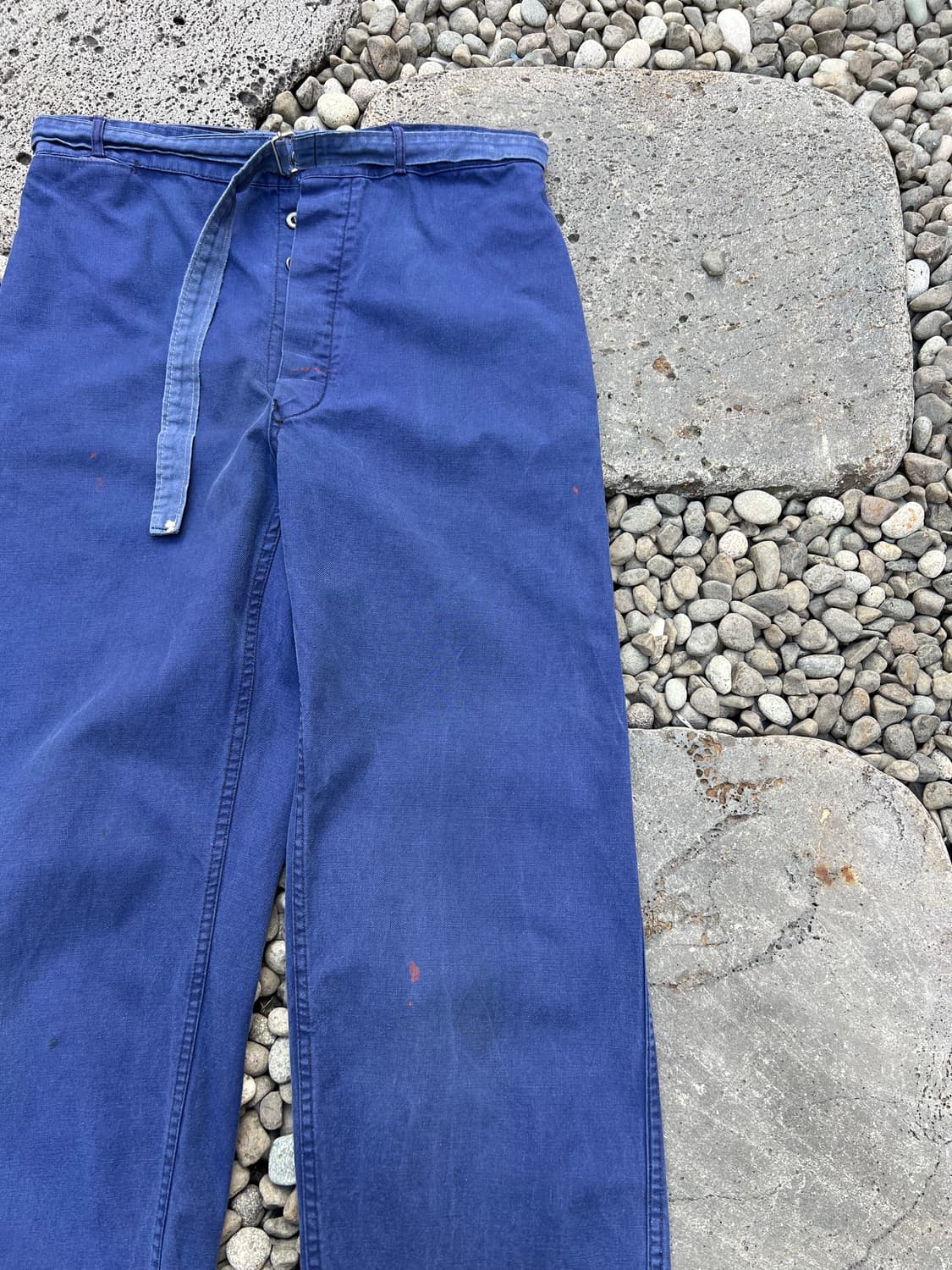 (34인치) OLD VINTAGE FADED BLUE 프렌치워크팬츠 상품이미지6