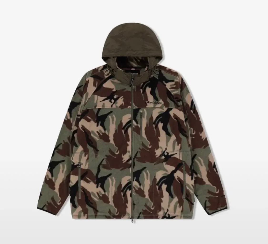 예스아이씨 예스 플리스 풀 집업 카모 상품이미지2