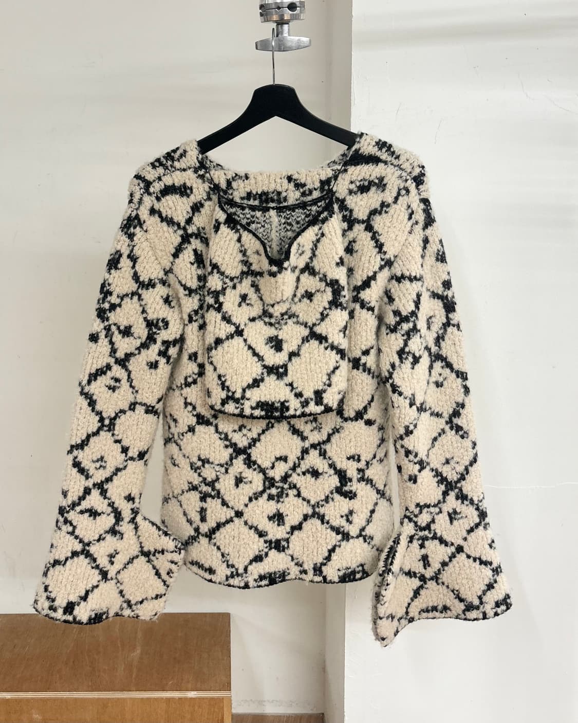 포츠 1961 베이지 하이넥 니트 풀오버 상품이미지6