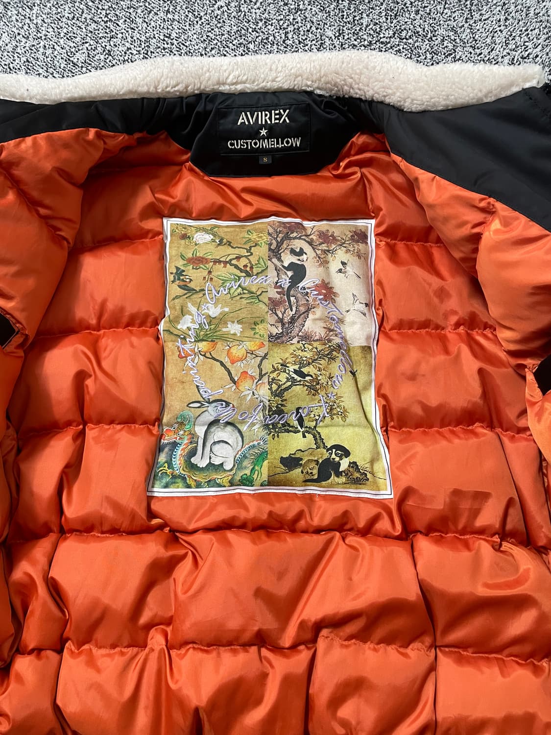 빈티지9. 커스텀멜로우 x 아비렉스 콜라보 항공점퍼 b15 봄버 상품이미지2