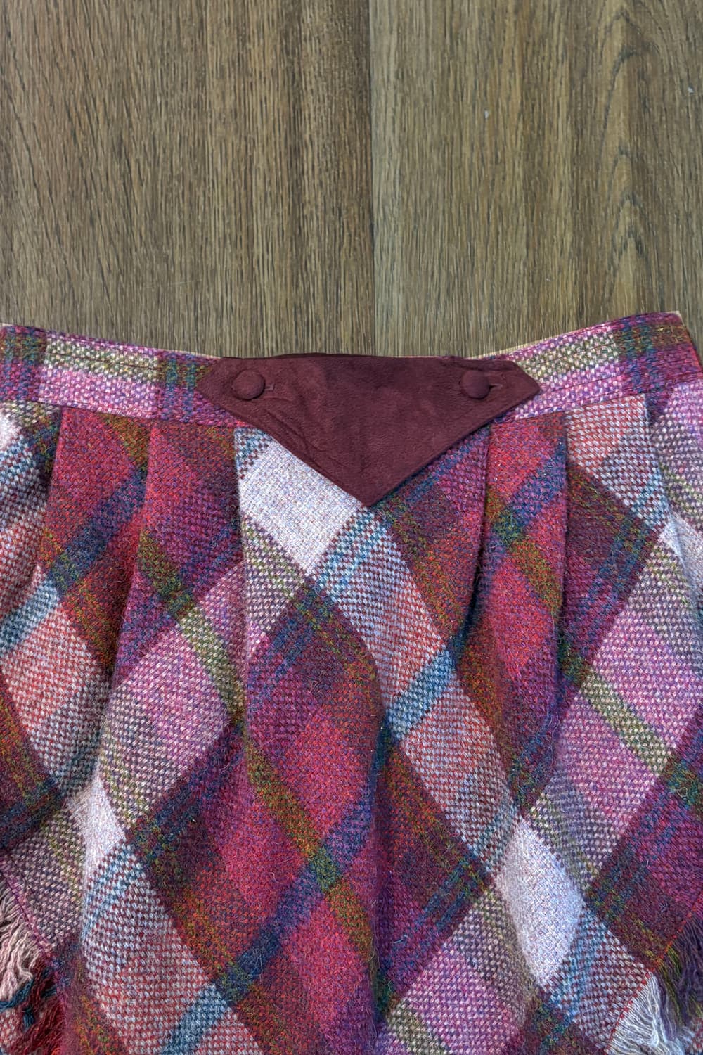 Layered Checkered Skirt 상품이미지6