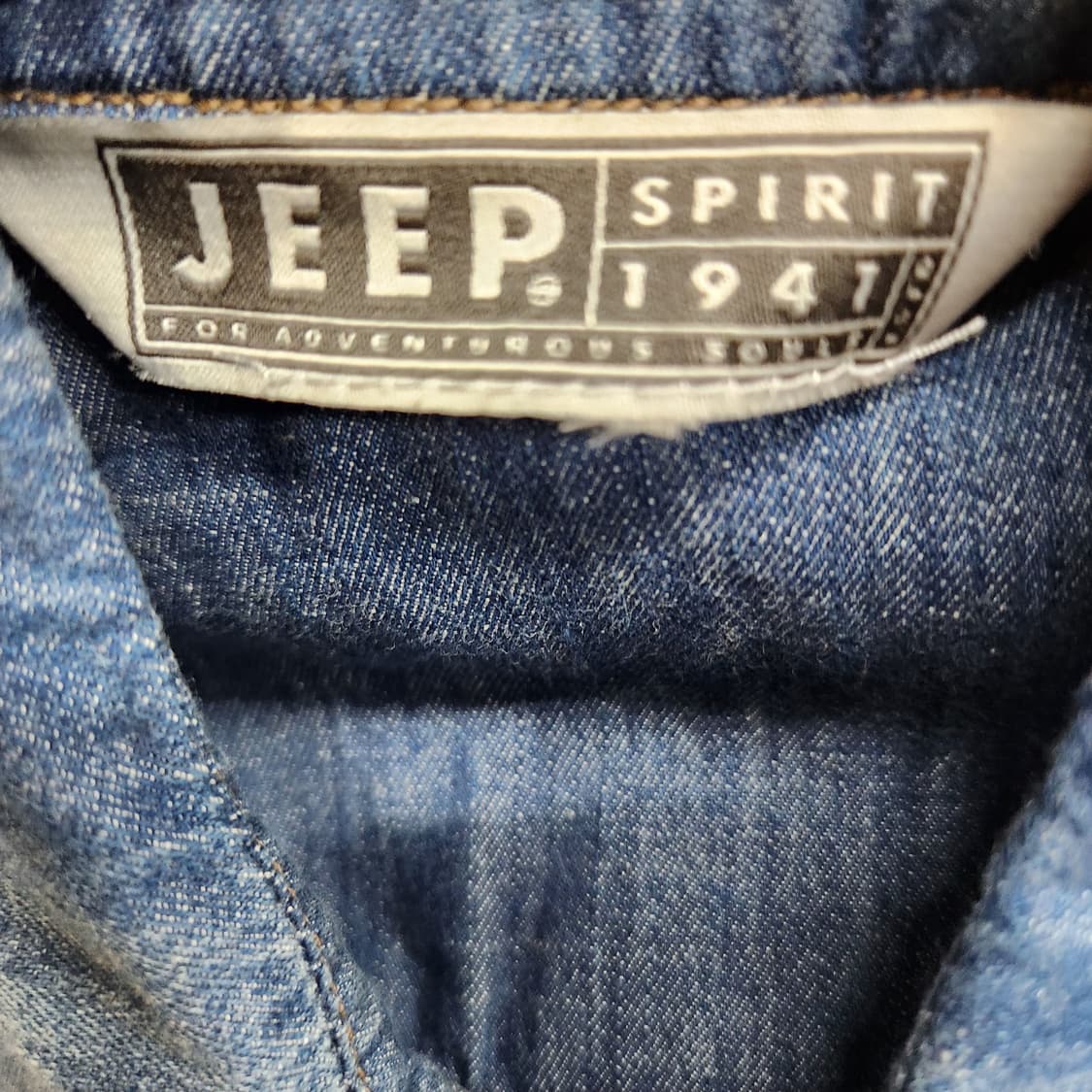Jeep 지프 투포켓 로고 와펜 빈티지 워싱셔츠 S(S) 상품이미지5
