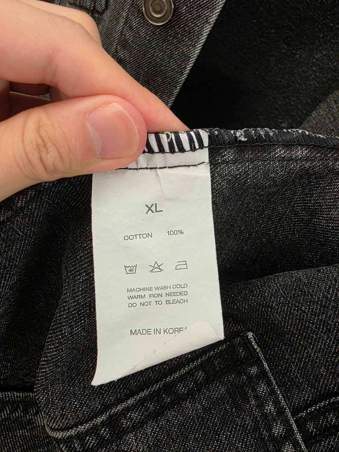 브랜디드 / 2001 DENIM WASH. JACKET / XL 상품이미지4