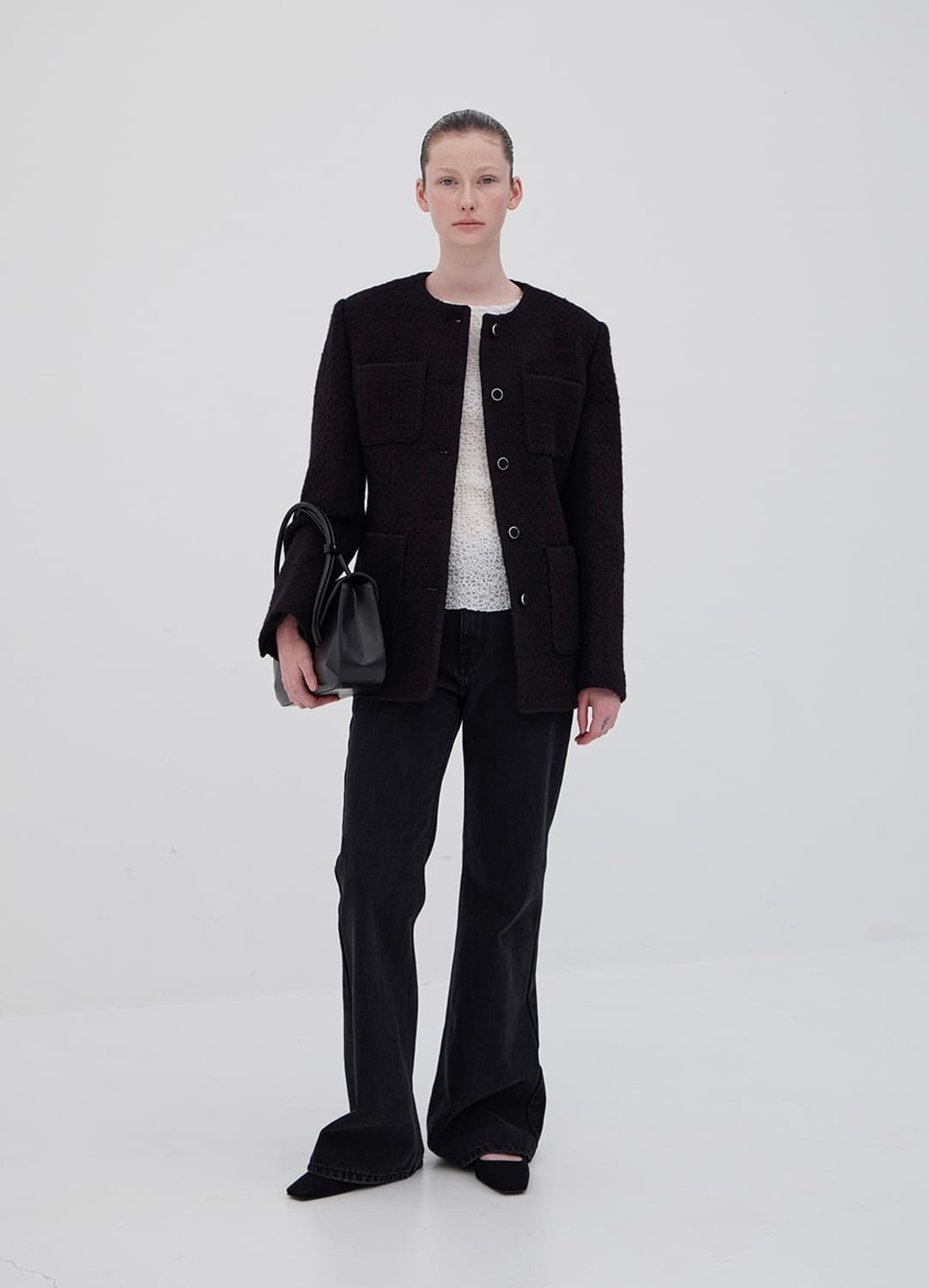 르바 Relaxed Boots Cut Denim-Black (M사이즈) 상품이미지2