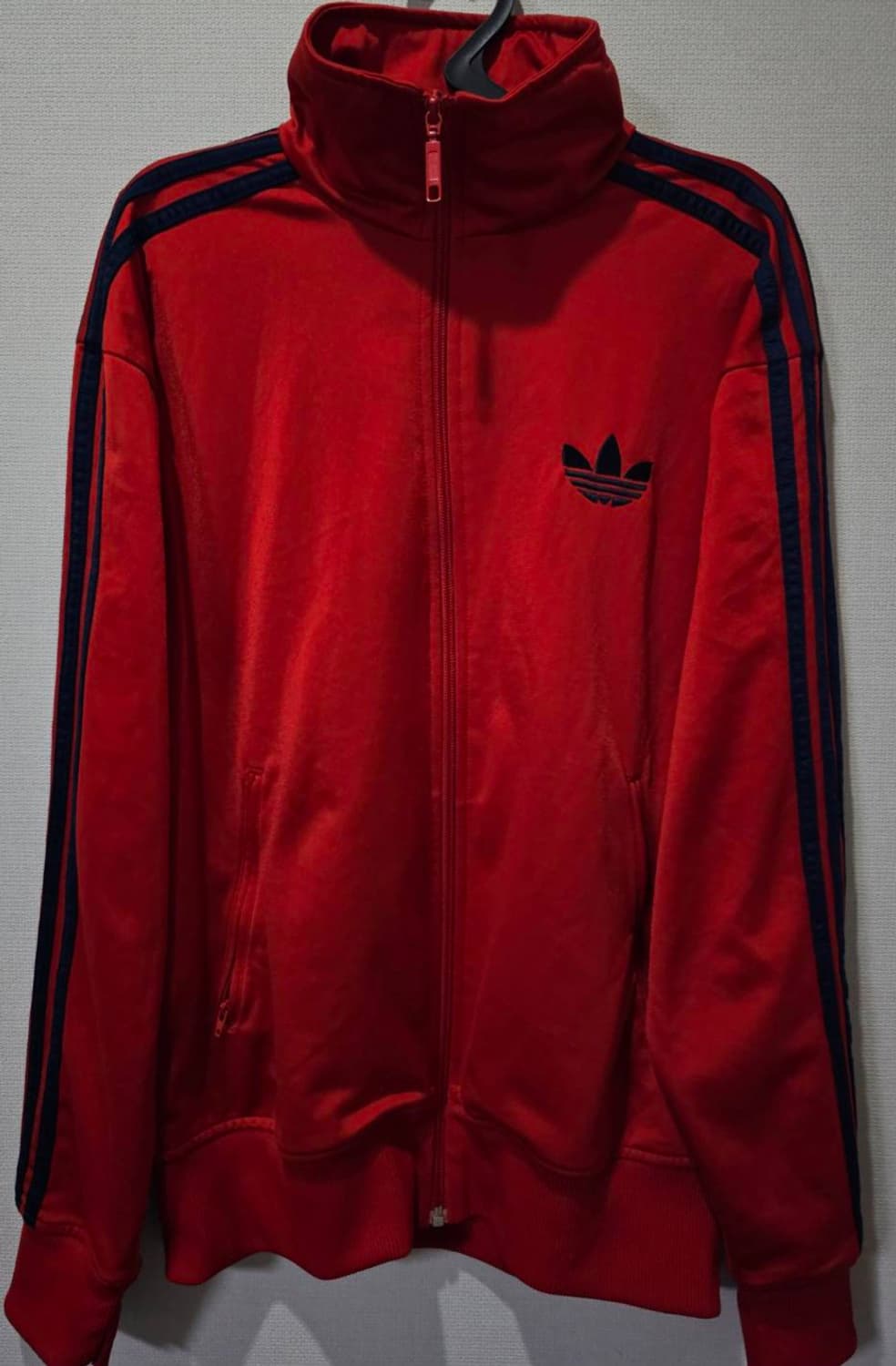 아디다스 파이어버드 레드 네이비 빨검 트랙탑 져지집업 100 / L 상품이미지1