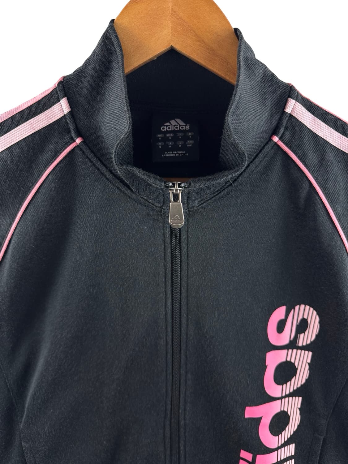 아디다스 블랙 핑크 반팔 트랙져지2932 상품이미지4