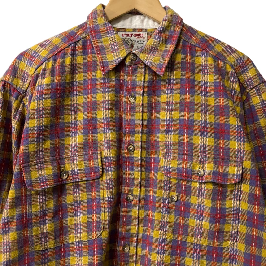 체크 긴팔 셔츠 상품이미지3