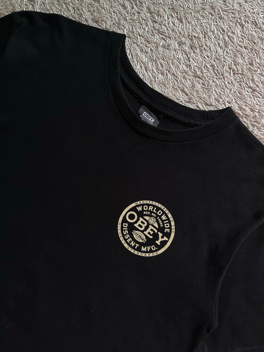 오베이 OBEY 디센트 스탠다드 반팔 티셔츠 M 상품이미지4
