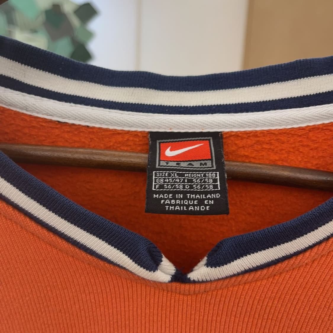 나이키 베스킷볼 레트로 90's 오렌지 맨투맨 XL C08720 상품이미지5