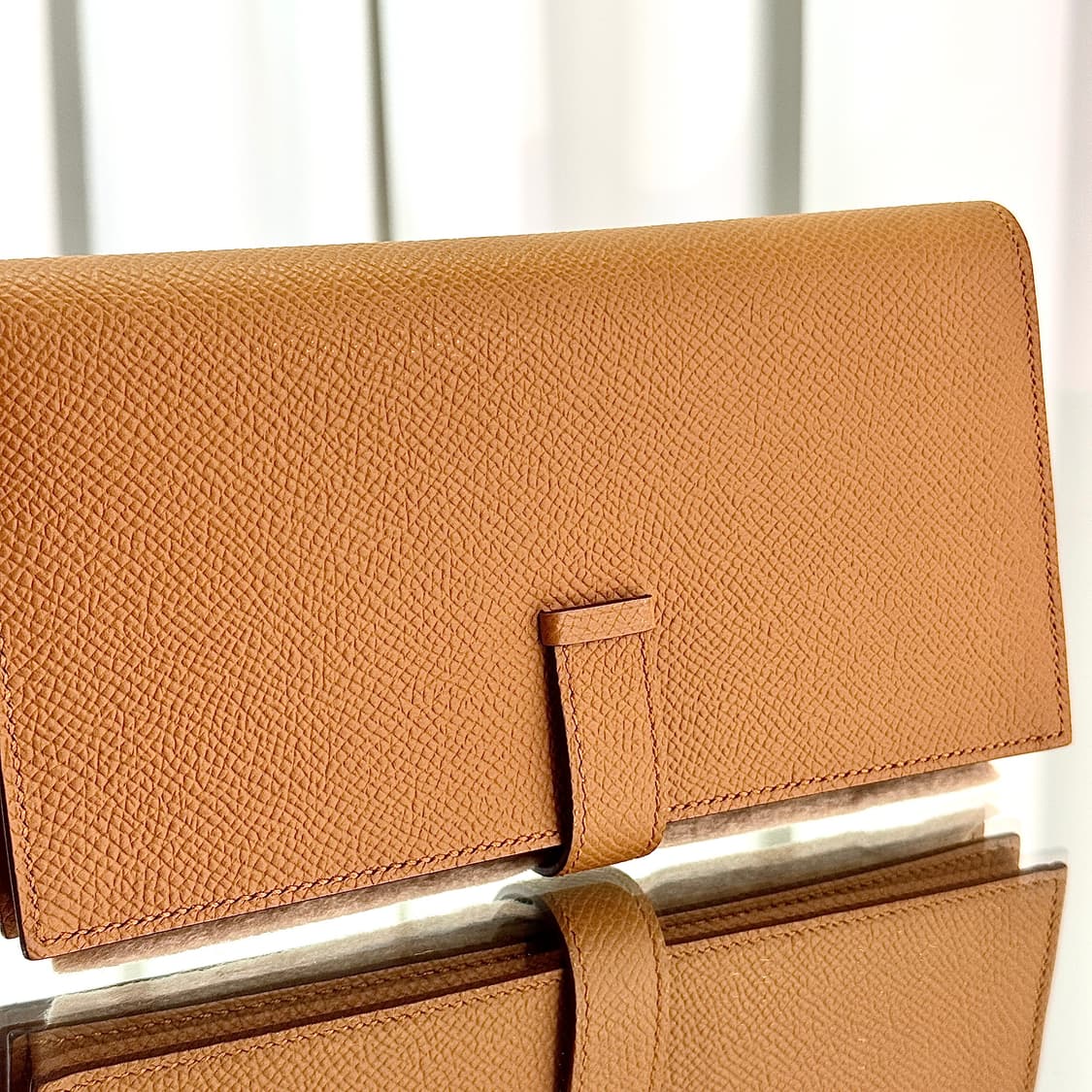 [새상품급/풀구성] 에르메스 베안 장지갑 앱송 & 골드 상품이미지8