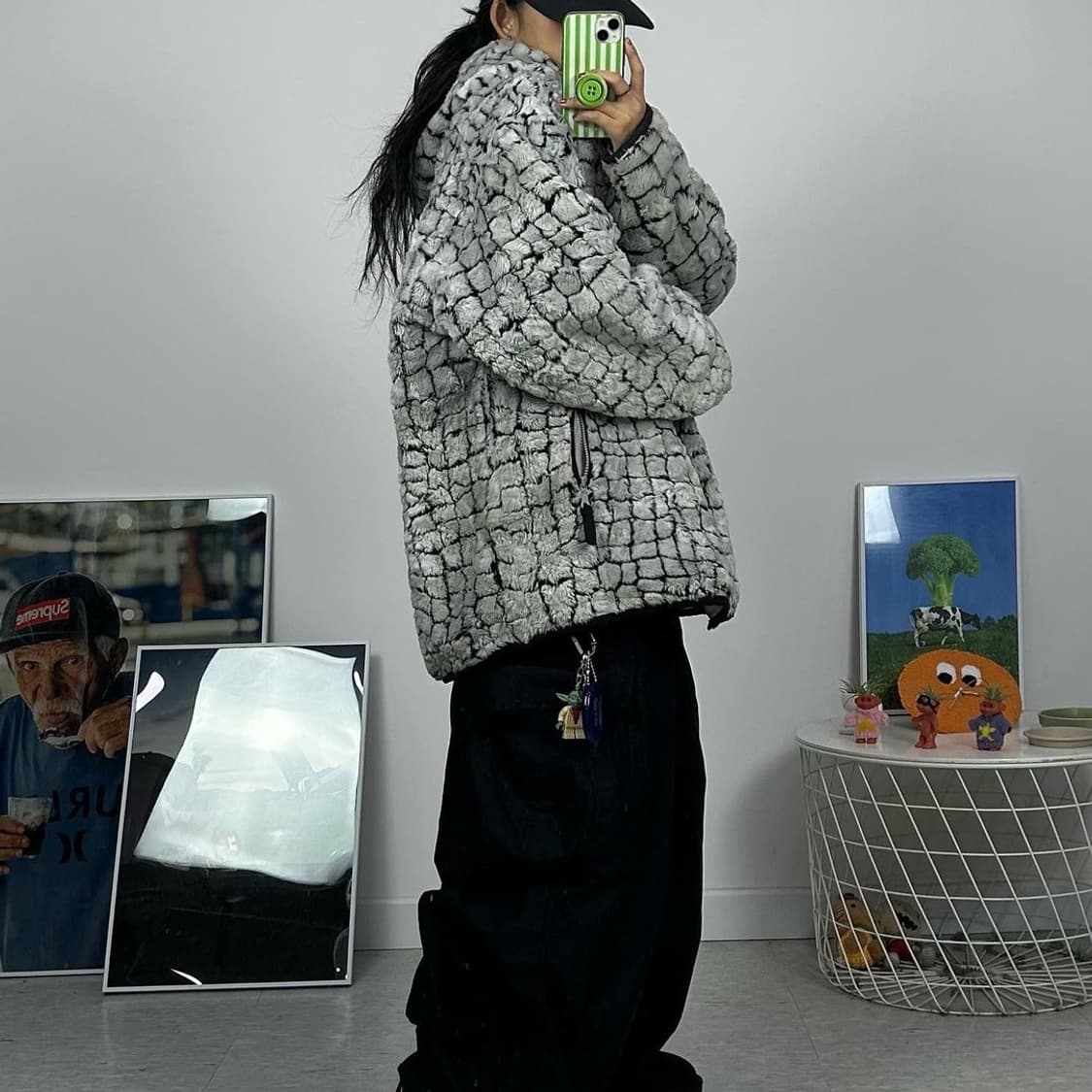 vintage fleece zip-up 상품이미지8