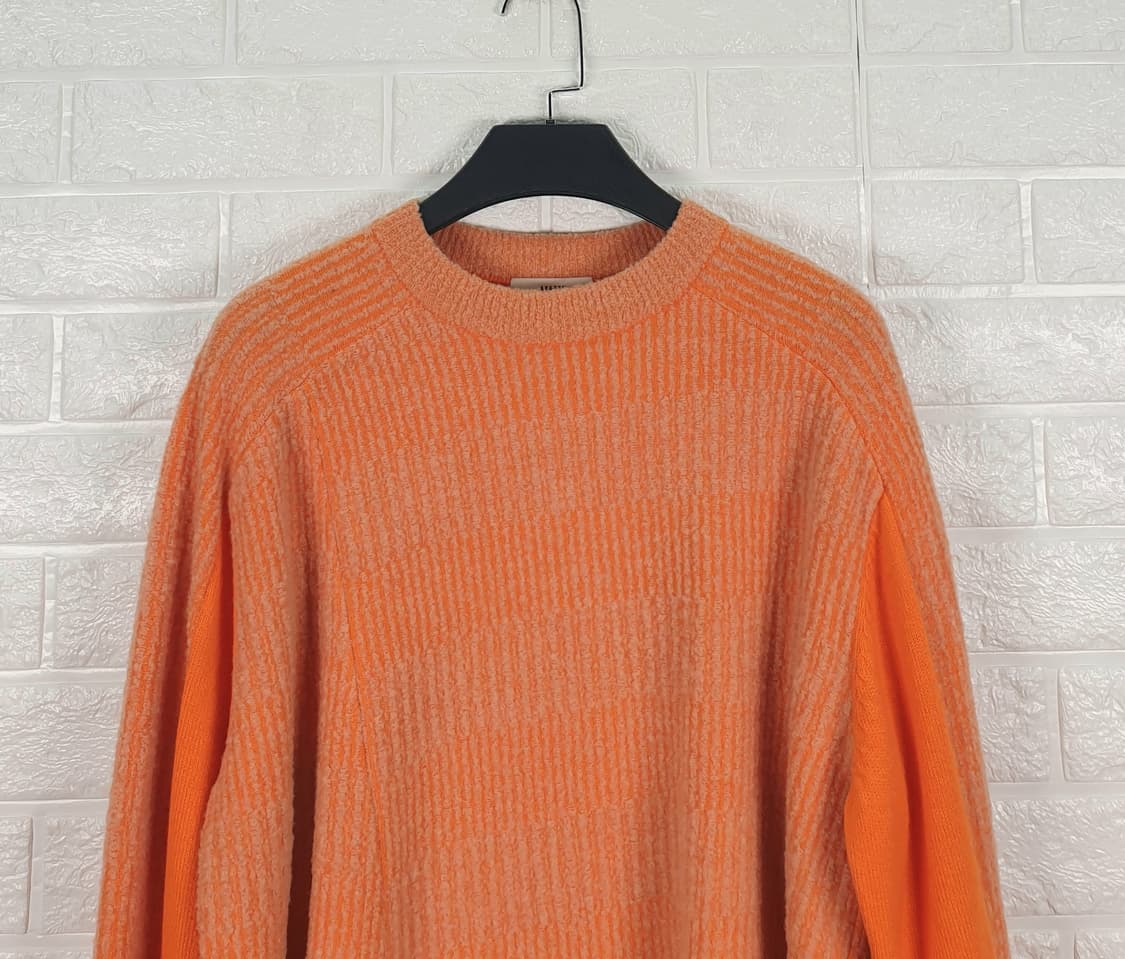 [F]시스템 언발란스 루즈핏 모직 니트 상품이미지3