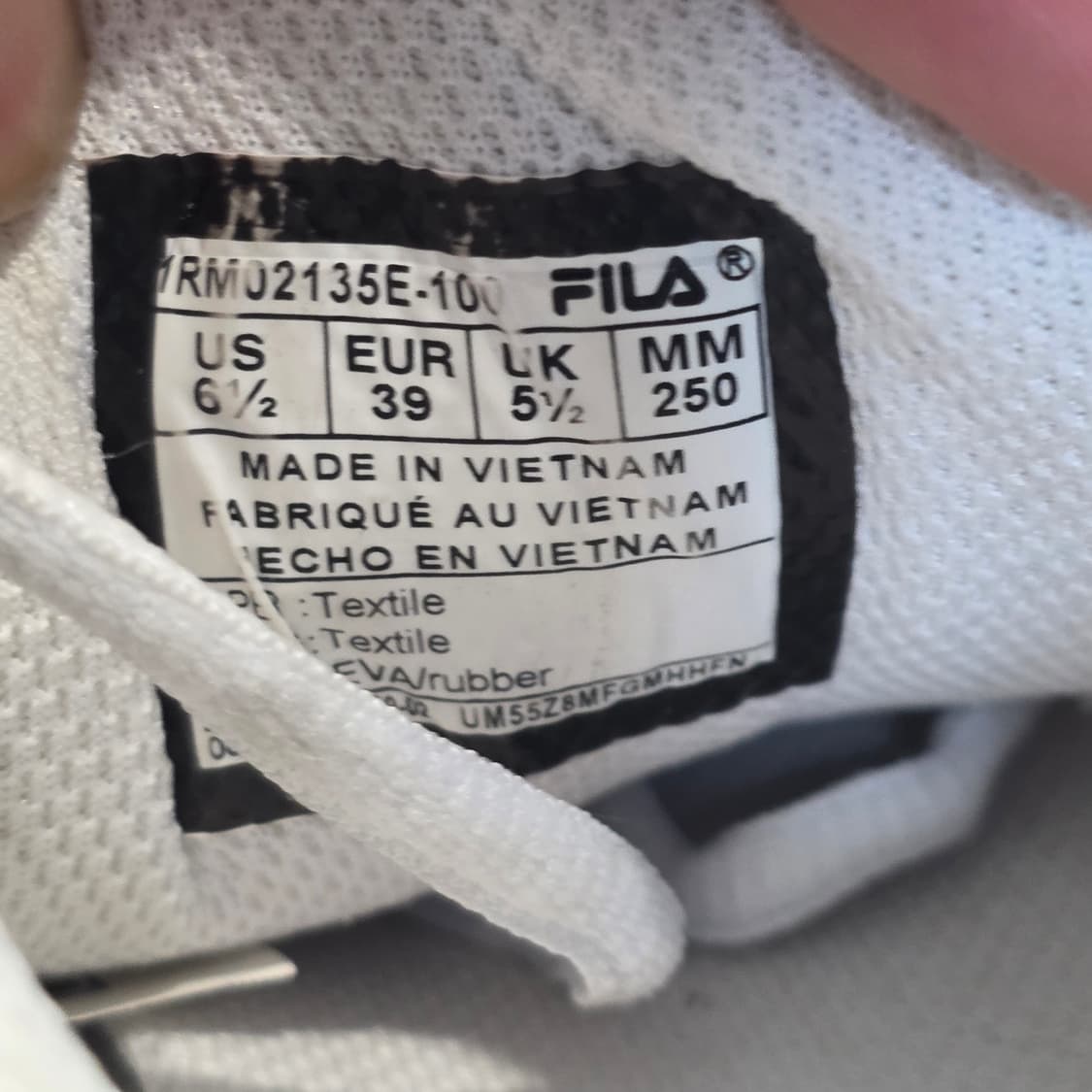 3a-13:휠라 레이 트레이서 에보 화이트 250mm 상품이미지9