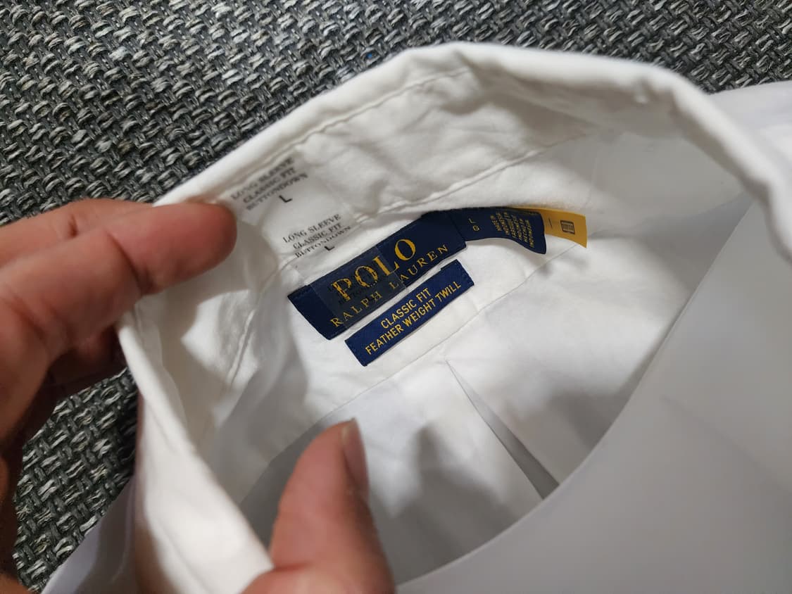 폴로 랄프로렌 화이트 옥스포드 셔츠 L사이즈  상품이미지7
