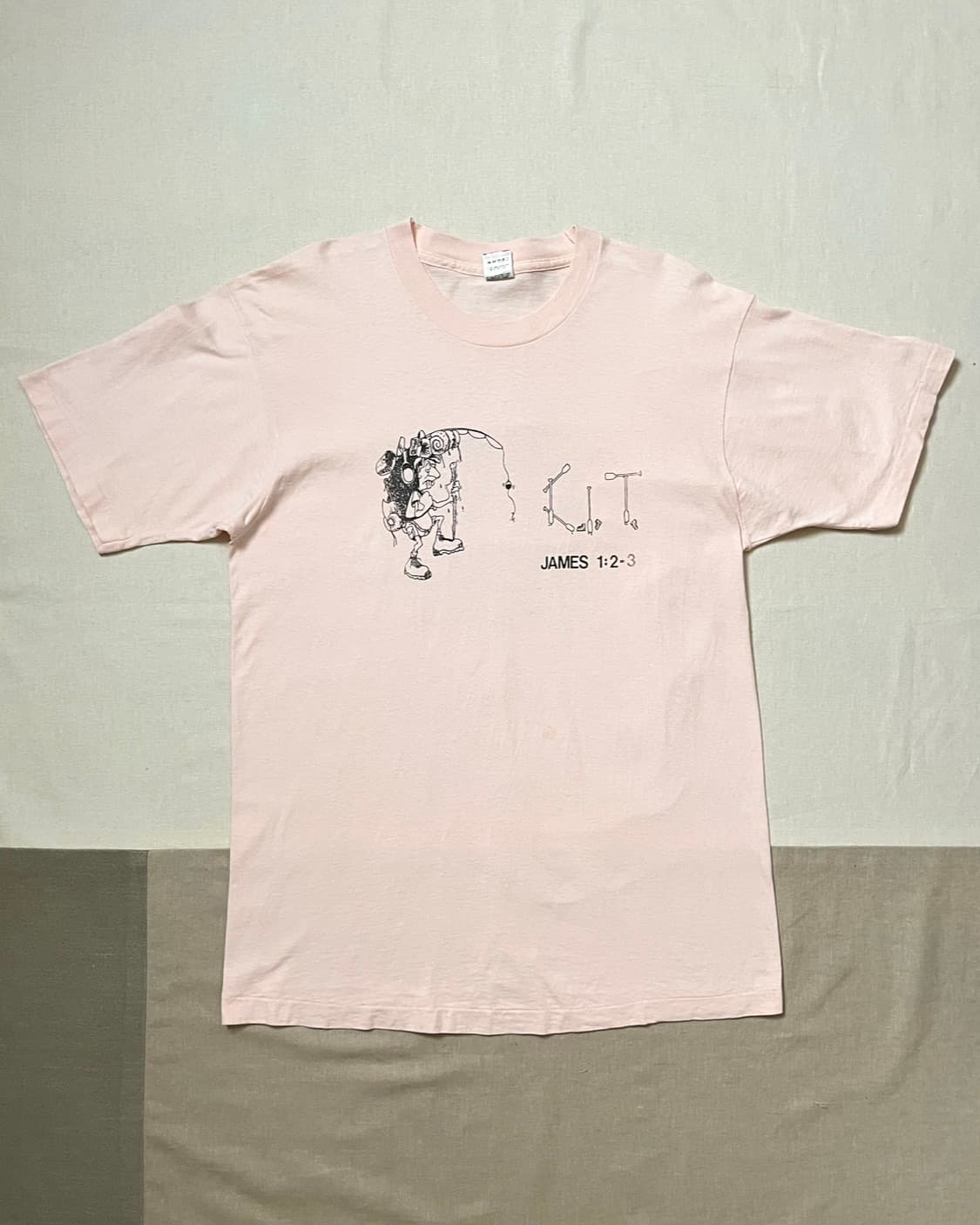 90s usa fruit of the loom 성경 티셔츠 빈티지 상품이미지1
