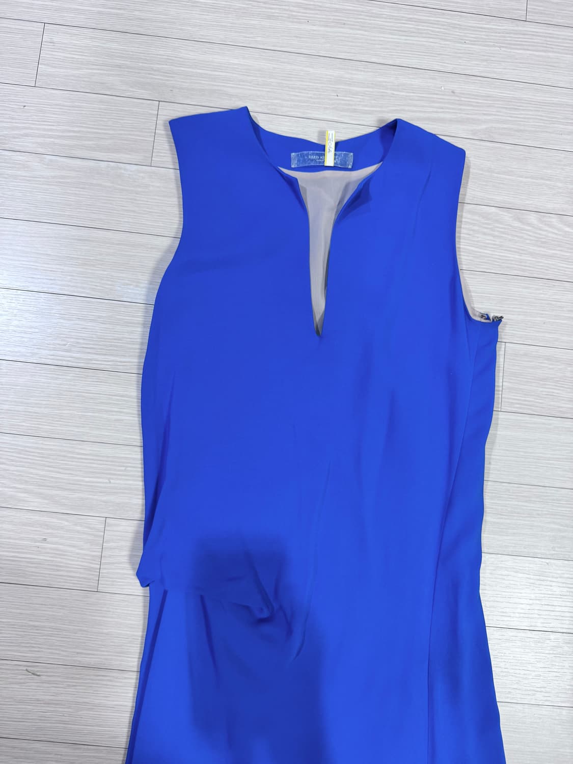 마른55 55 리드크라코프 made in ITALY 블루 맥시 롱 원피스 상품이미지4