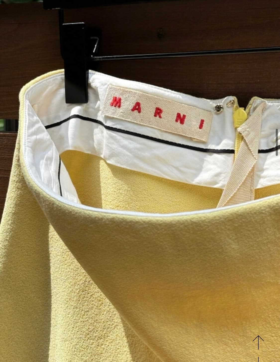 Marni 마르니 옐로우 미디 스커트 상품이미지3