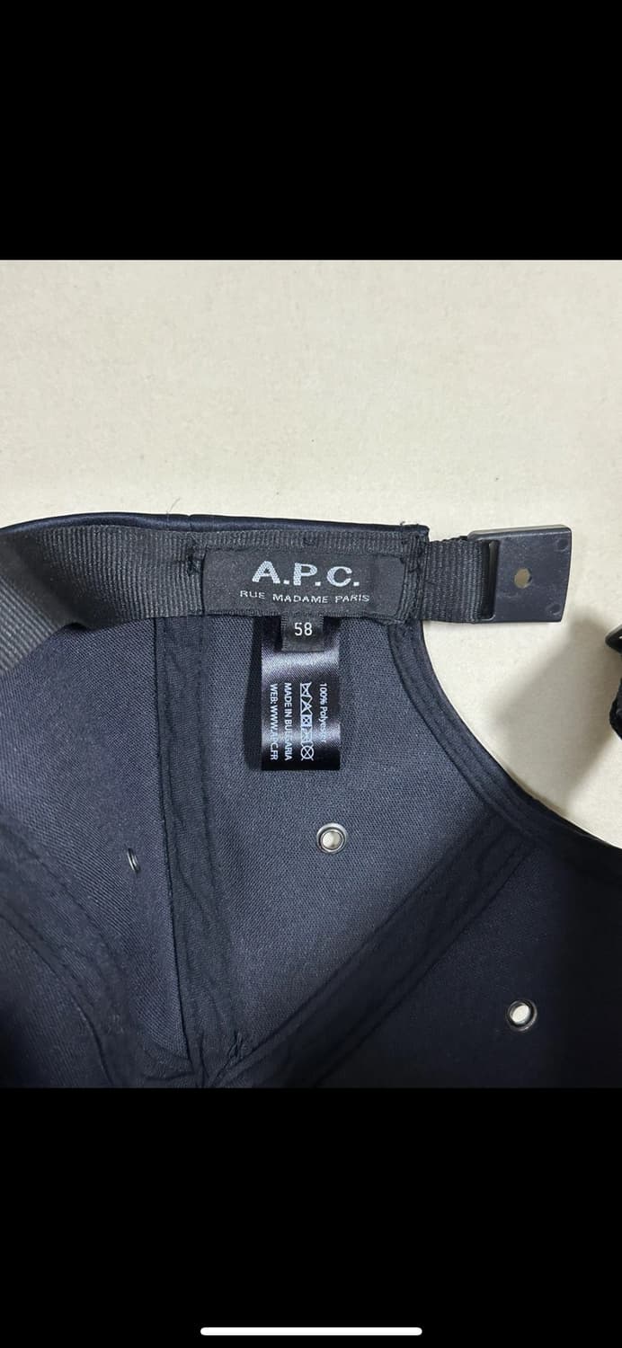 A.P.C 모자 볼캡 네이비 상품이미지4