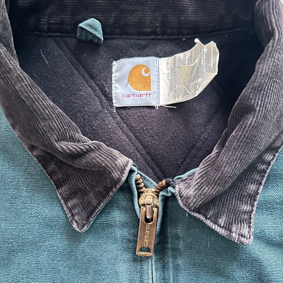 90s 칼하트 산타페 헌터 그린 J14HTG 워크자켓 (2XL) 상품이미지3