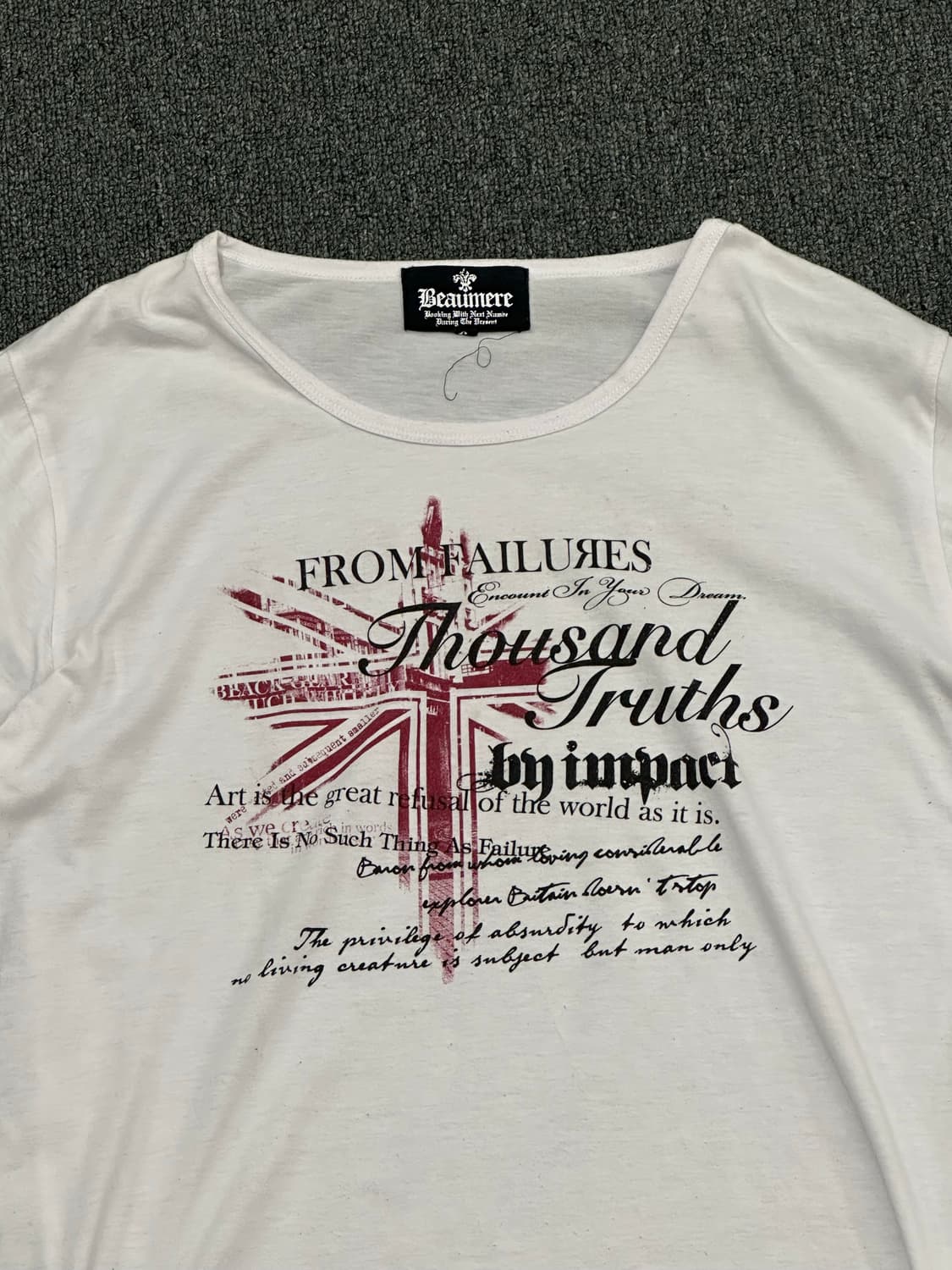 L)Japanese vintage Y2K 펑크 프린팅 롱슬리브 상품이미지4