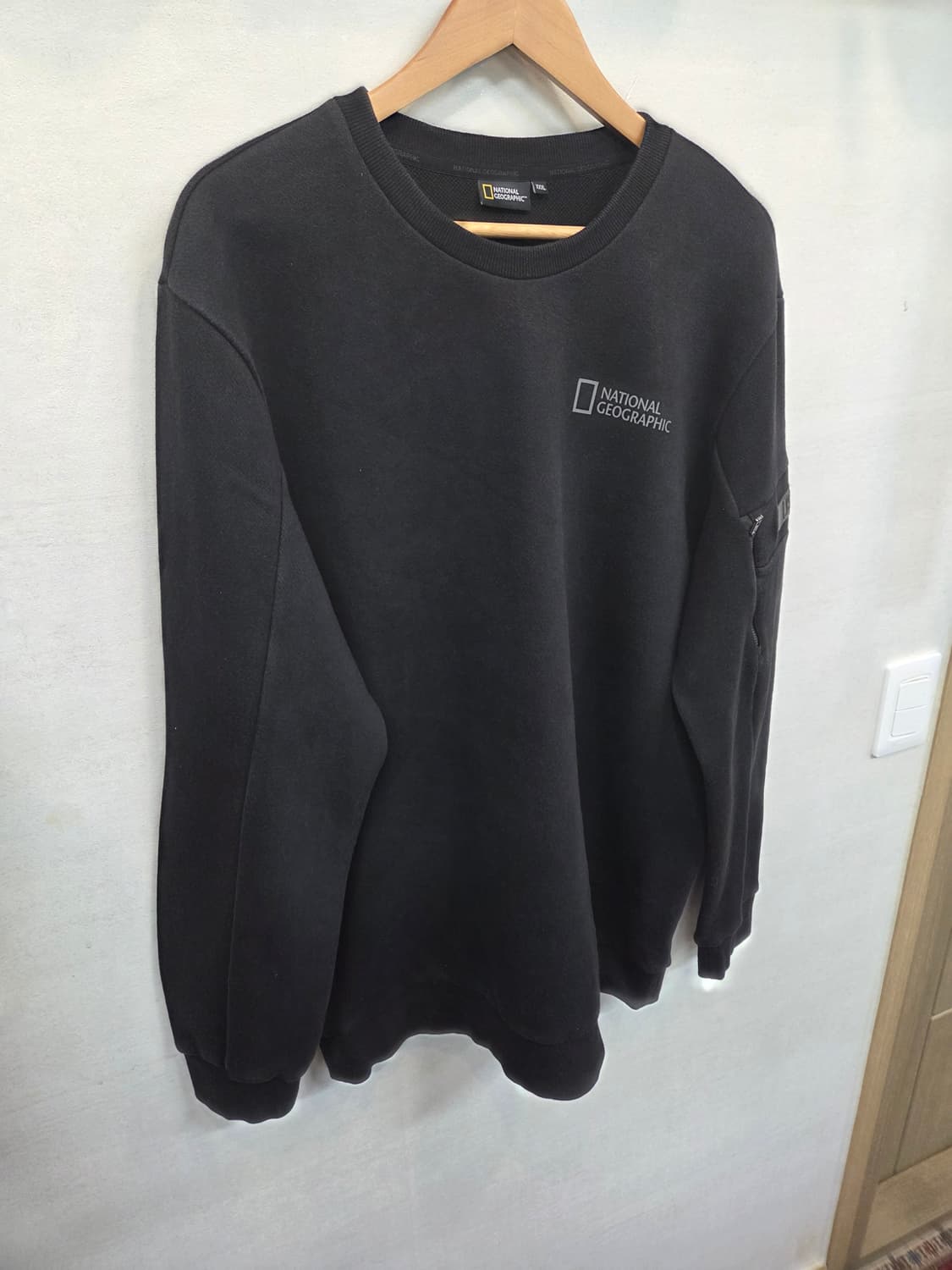 내셔널지오그래픽 소매포켓 약기모 맨투맨 xxxl 상품이미지5