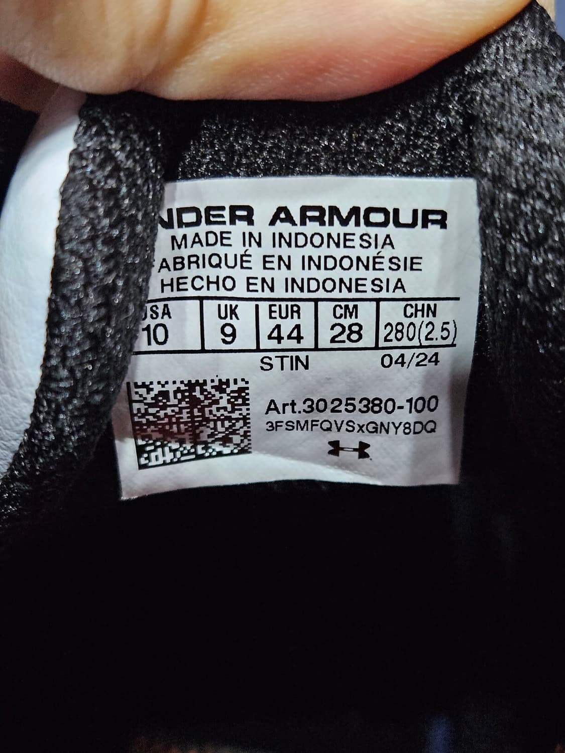 언더아머 화이트 남성 280 골프화  상품이미지10