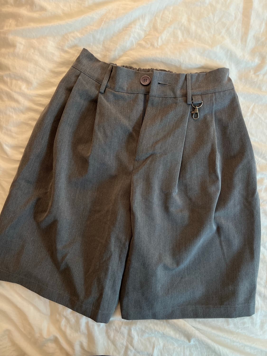 SWEATSCOLLECTIVE 플리츠 쇼츠 그레이 M 상품이미지5