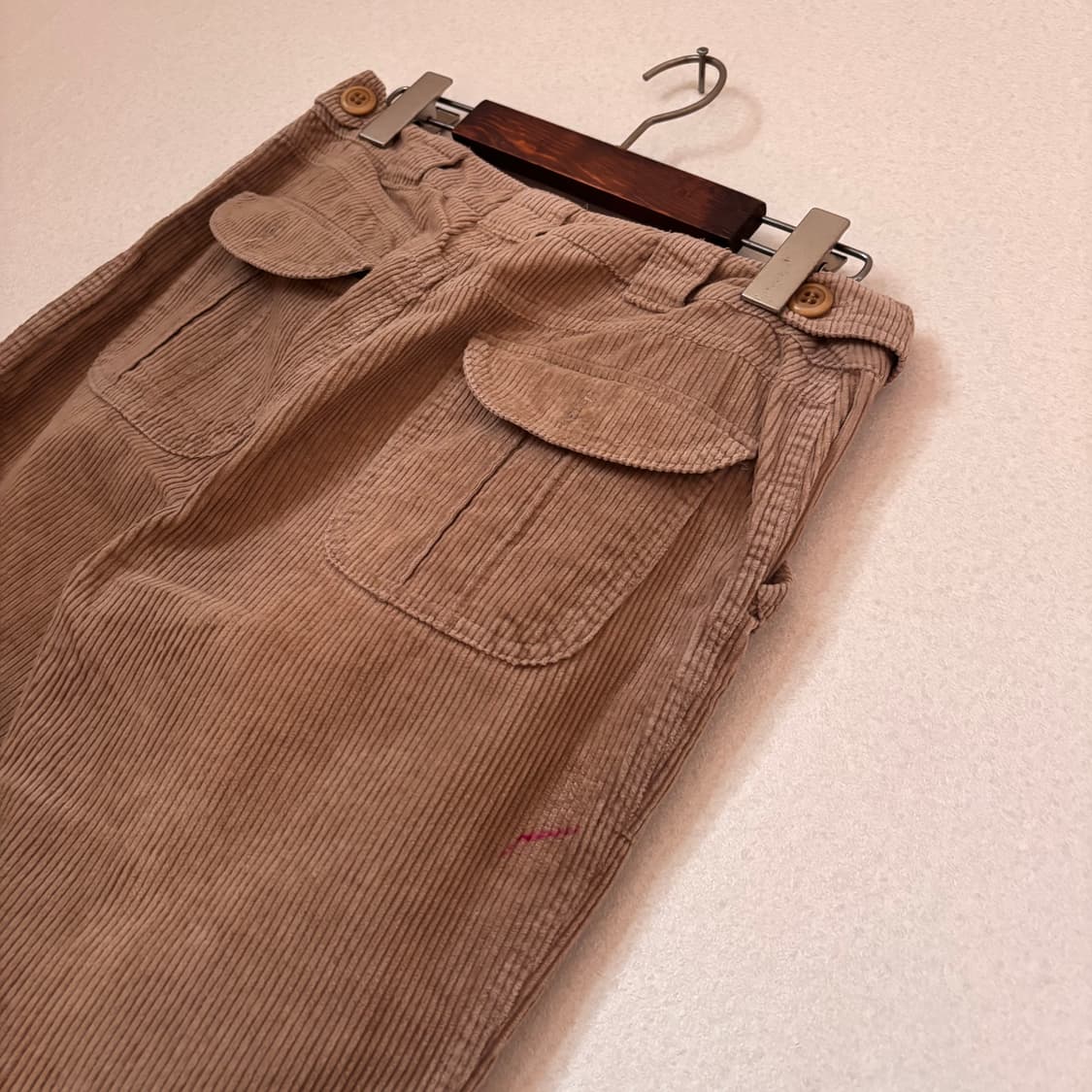 막스마라 정품 베이지 26 코듀로이 팬츠 위켄드 골덴 상품이미지4