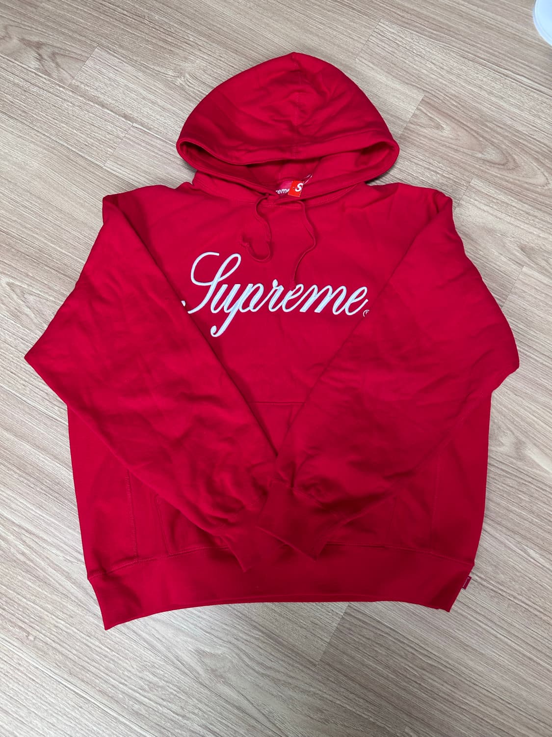 Supreme red hoodie 상품이미지1