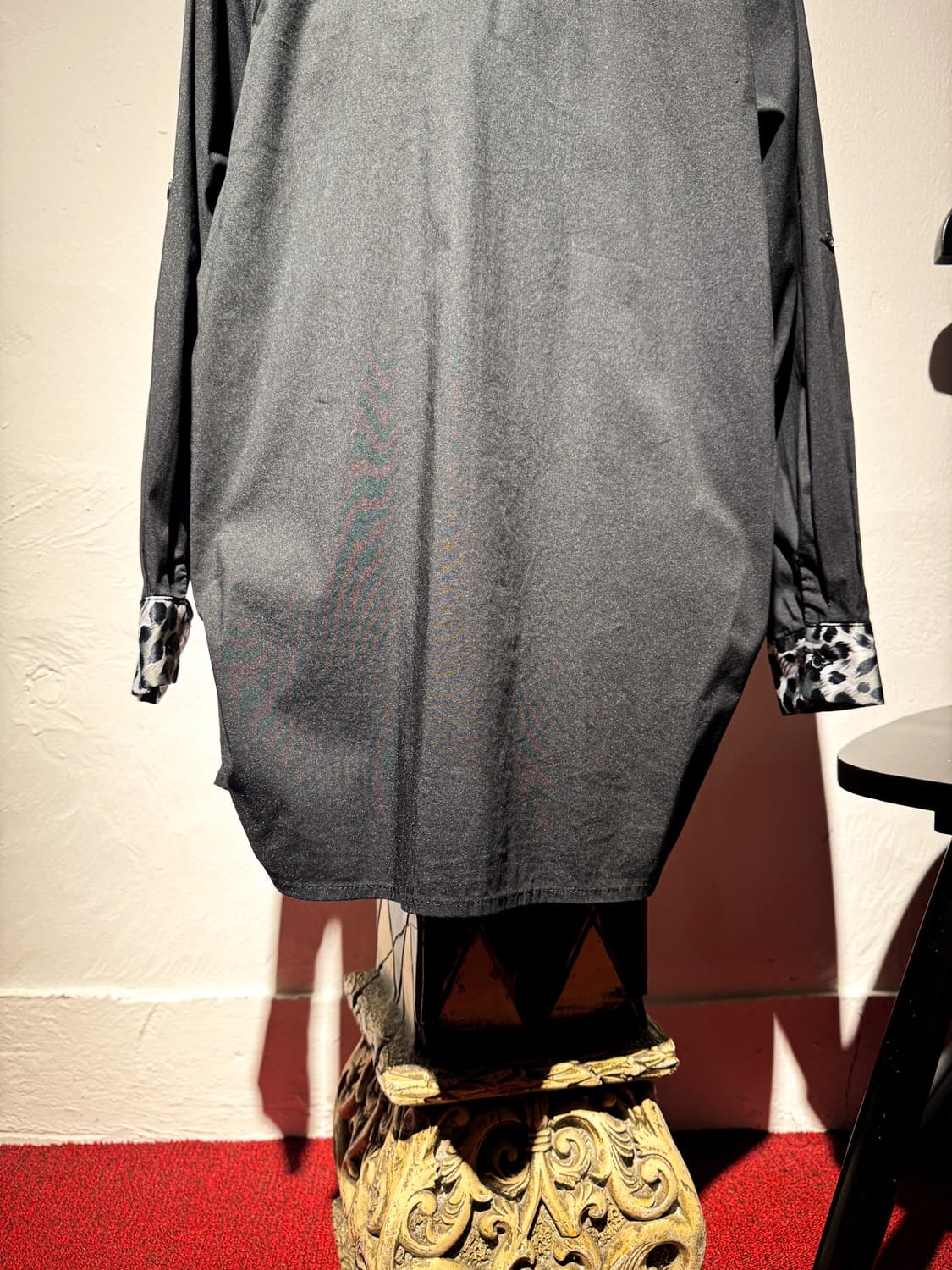 Leopard Print Black Shirt 상품이미지9