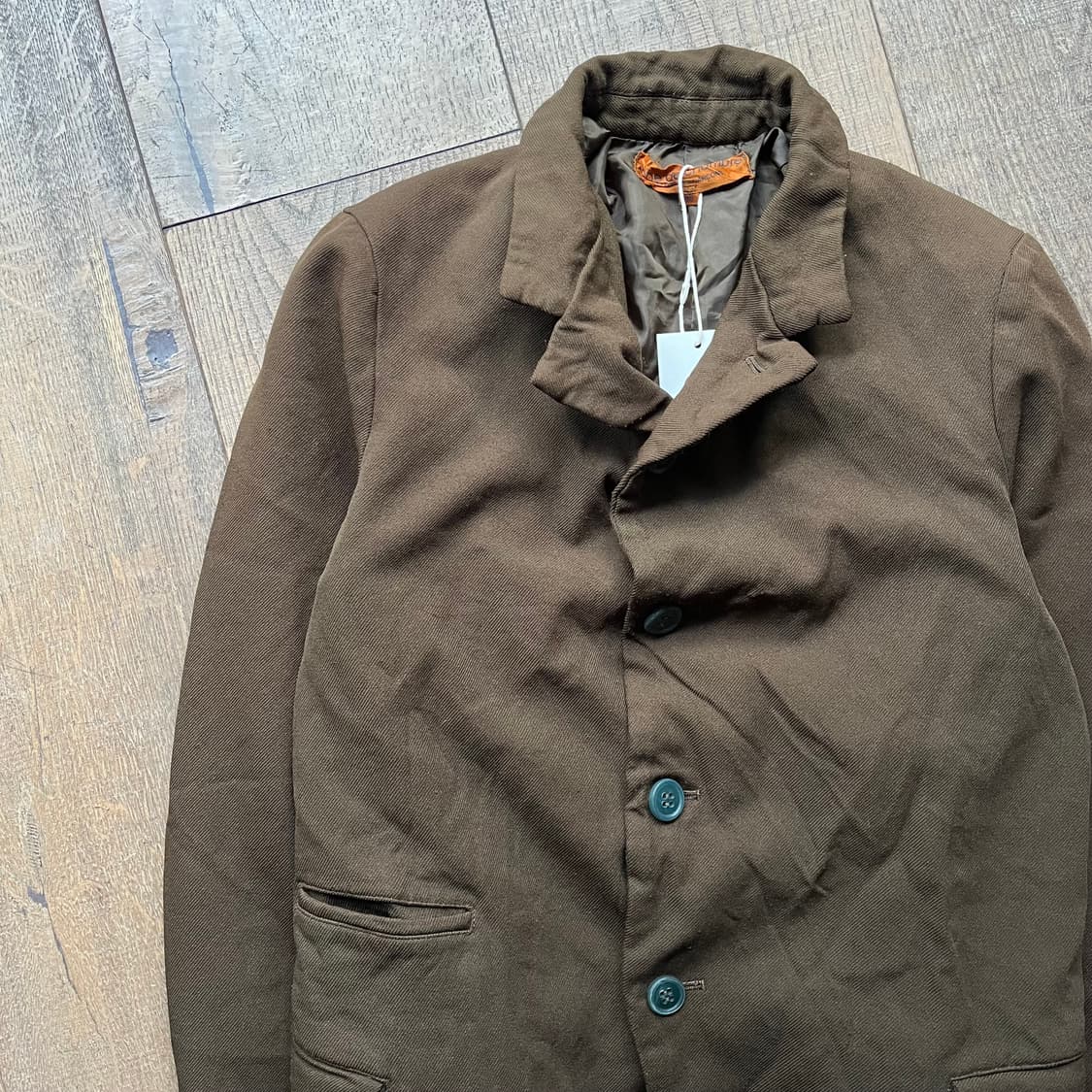 Fulling Polyester Round Jacket 상품이미지4